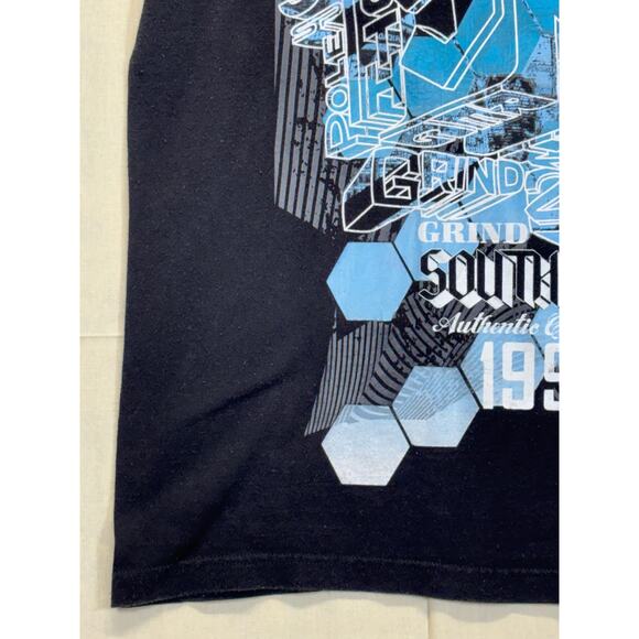 Southpole Men's Size XL T-Shirt Black Grind 2 Build Athletic Collection 1991 - Picture 9 of 16